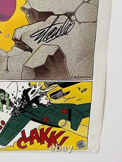 (signed) Stan Lee Vintage Incredible Hulk Poster Print Excelsior Approved Coa